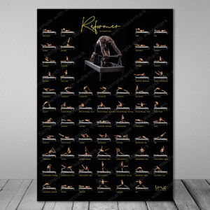 Pilates Poster the Reformer Miguel Silva